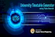 University timetable generator using tabu search