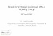 Scottish Funding Council evidence, Single Knowledge Exchange Office Working Group 24.04.2012