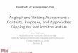 Anglophone Writing Assessments, Contexts, Purposes, and Approaches -- Dipping my feet into the waters