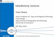 Valedictory Lecture