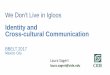 BBELT 2017. We Dont Live in Igloos: Identity and cross-cultual communication