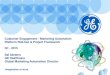 GE Healthcare - Marketing Automation Roll Out Plan & Framework - v11.0sa