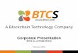 Btcs corporate presentation february 11 2016 (redchip)