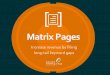 Catch Matrix Pages - Overview