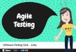 Agile Testing - Software Testing Club