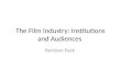 The film industry revision