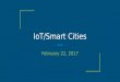 IoT Smart Cities Presentation