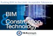 Pushing the limits of Building Information Modelling (BIM): Acceptable Tolerances