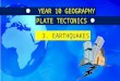 GEOGRAPHY YEAR 10: EARTHQUAKES