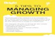 5 Tips To Managing Growth Infographic