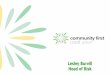 Lesley Burvill - Community First Credit Union