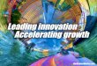 Leading Innovation, Accelerating Growth