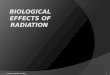 biological hazards of radiation