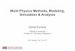 Multi-Physics Methods, Modeling, Simulation & Analysis