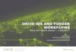 ORCID for funders - Josh Brown