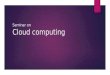 Cloud Computing - Overview
