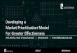 LSA17: Developing a Marketing Prioritization Model for Greater Effectiveness (Location3)