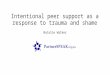Intentional peer support as a resource to trauma and shame - Natalie Walker