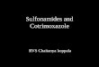 Sulfonamides and cotrimoxazole