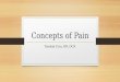 Concepts of Pain1