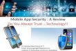 Mobile App Security: A Review