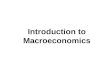 Introduction to-macro-economics
