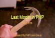 Last Month in PHP - May 2016