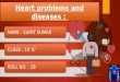 HEART PROBLEMS  AND ITS TYPES BY SUMIT KUMAR