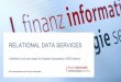 SA/z Relational Data Services: Implementation and Use Cases at Finanz Informatik Technologie Service