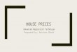 Prediction of House Sales Price