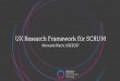 UX Research Framework für SCRUM