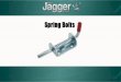 Versatile range of Spring Bolts – Available at Albert Jagger