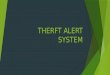 Therft alert system