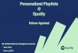 Personalized Playlists at Spotify