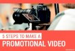 Easy steps to make a promotional video