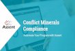 Conflict Minerals Compliance: Automate Your Program with Assent