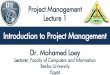 PMP Lecture 1: Introduction to Project Management