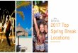 2017 Top Spring Break Locations