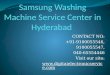 Samsung Washing Machine Service Center in Hyderabad