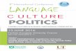 8th International Language, Culture & Politics Association Conference