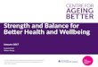 Strength and Balance for Better Health and Wellbeing