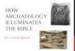 How Archaeology Illuminates the Bible