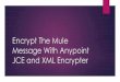 Encrypt The Mule Message With Anypoint JCE and XML Encrypter