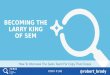 Becoming the Larry King of SEM By Robert Brady