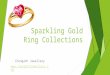 Sparkling gold ring collections