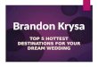 Top 5 Hottest Destinations for Your Dream Wedding Covered By Brandon Krysa