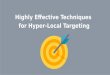 Effective Techniques for Hyper-Local Targeting | Shelly Fagin, SearchHOU