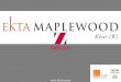 Ekta maplewood Brochure - Zricks.com