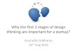 Why the first 2 stages of Design thinking are important for a startup?