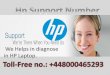 HP Laptop Support Phone Number UK +448000465293